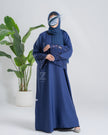 Navy Lace Radiance Abaya