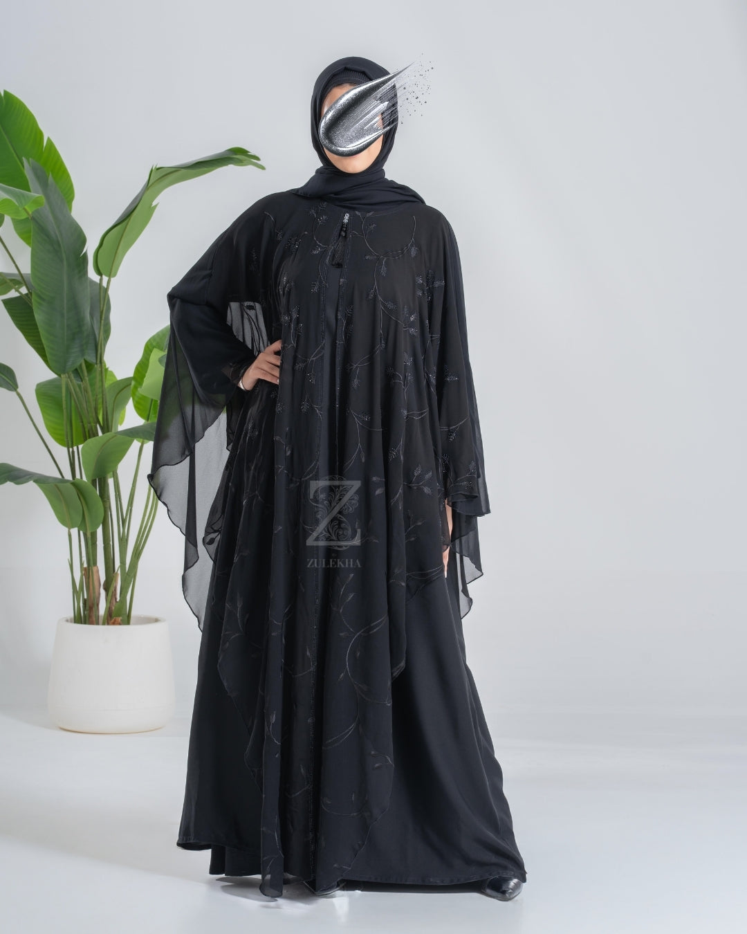 Midnight Bloom Kaftan