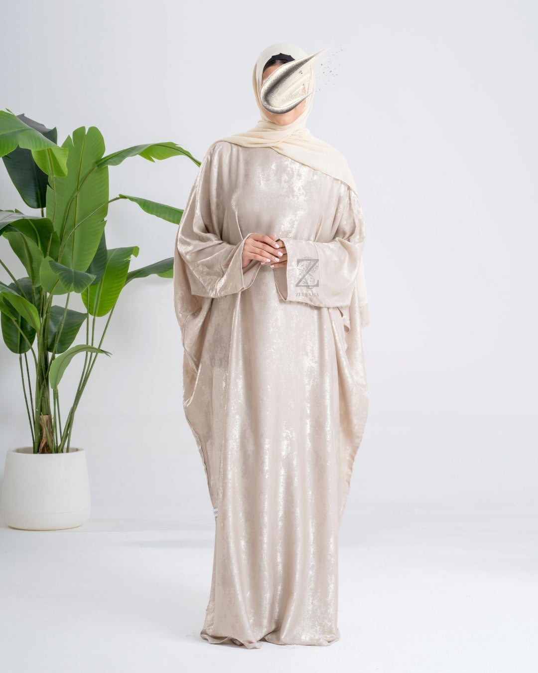 Champagne Sheen Kaftan