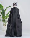Noir Sleek Abaya