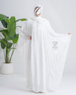 White Bloom Kaftan Abaya
