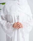 White Lace Radiance Abaya