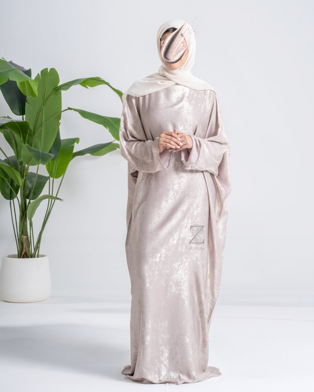 Nude Sheen Kaftan