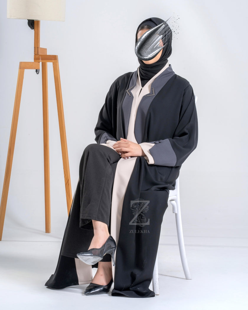 Monochrome Panel Coat