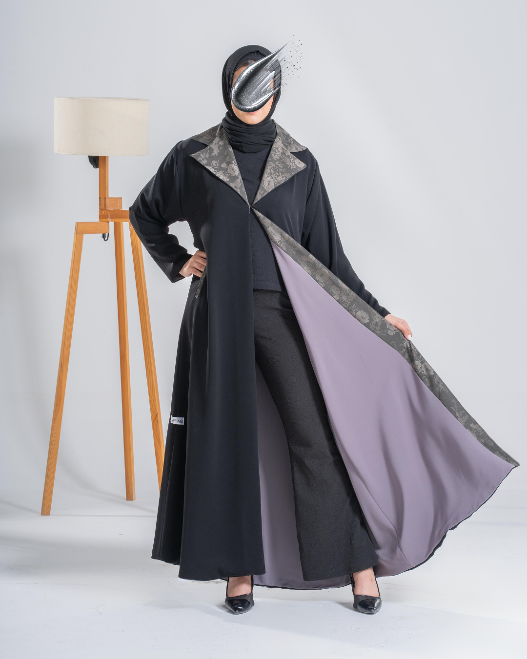 Slate Bloom Formal Coat