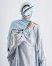 Icy Blue Sheen Kaftan
