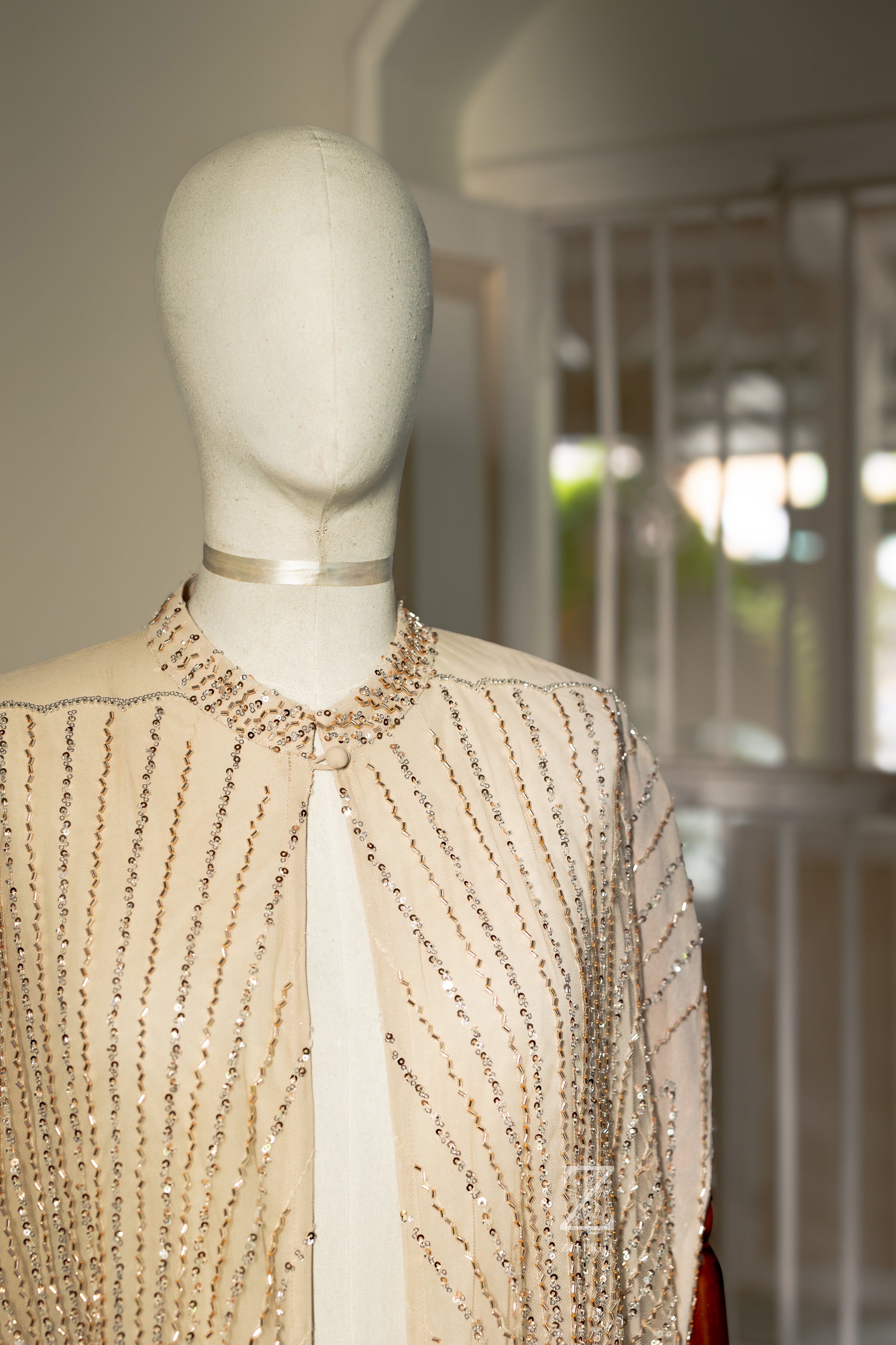 Whispered Glow Buttoned Cape